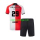 Camisola Feyenoord Rotterdam Santiago Gimenez 29 Criança Equipamento Primeiro 2024-2025 Manga Curta